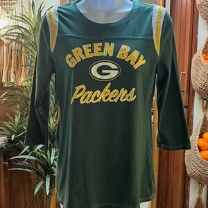 NFL Green Bay Packers Women’s M Tee Shirt | Vintage Look Football Top Wisconsin